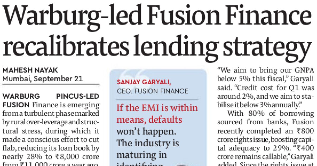 Clipping of Financial Express - Delhi