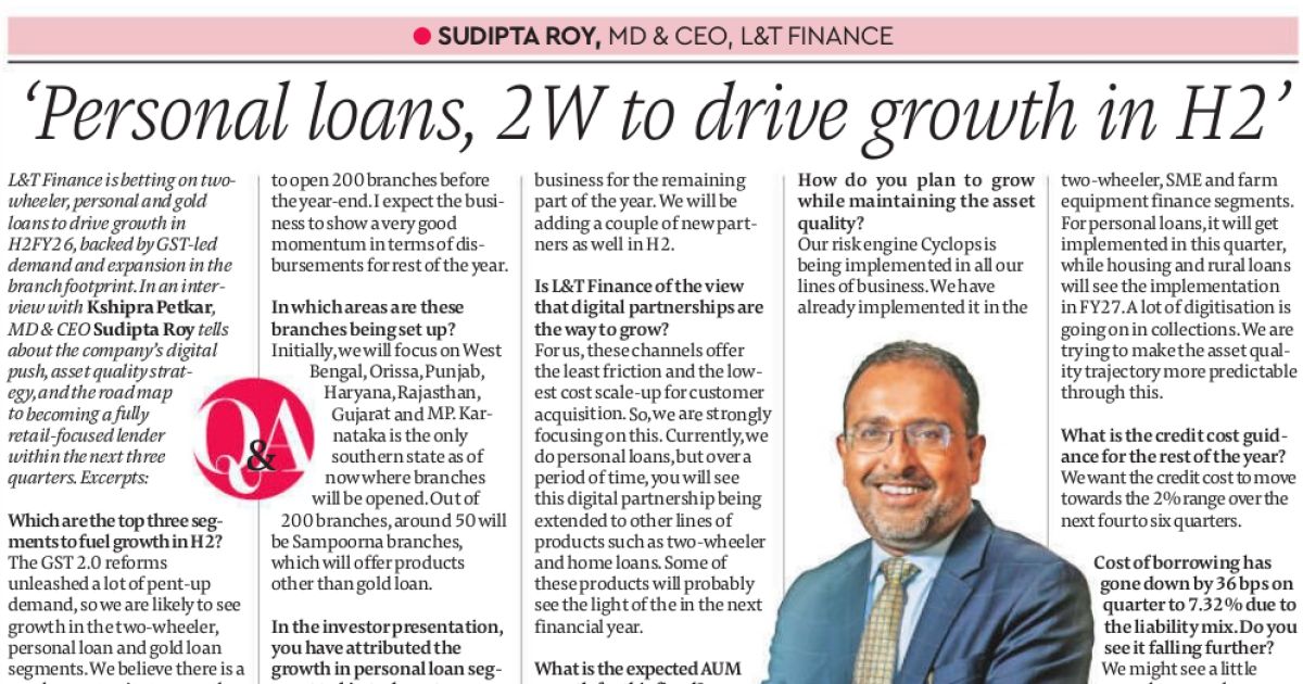 Clipping of Financial Express - Delhi