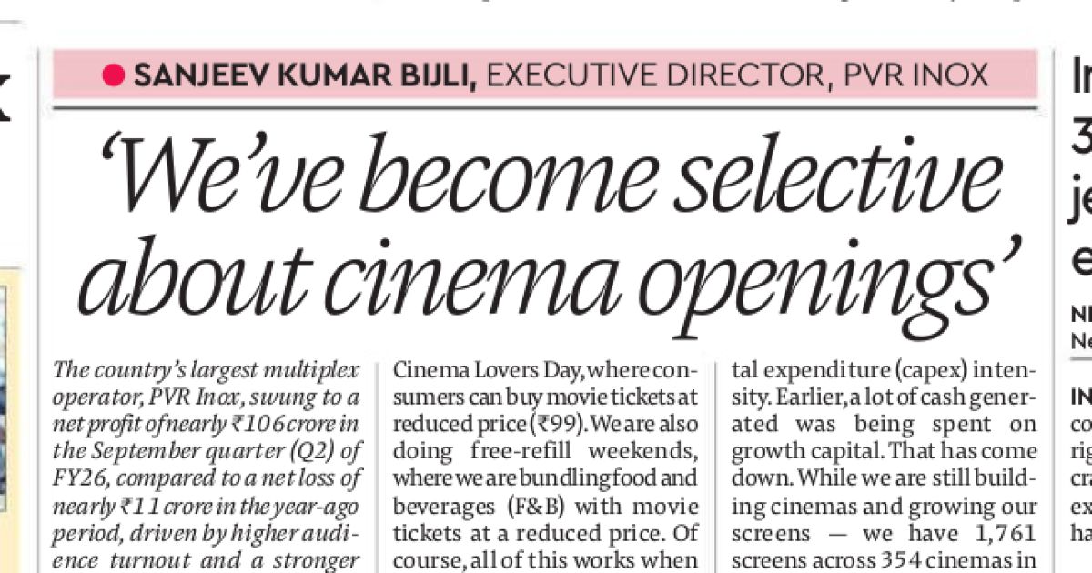 Clipping of Financial Express - Delhi