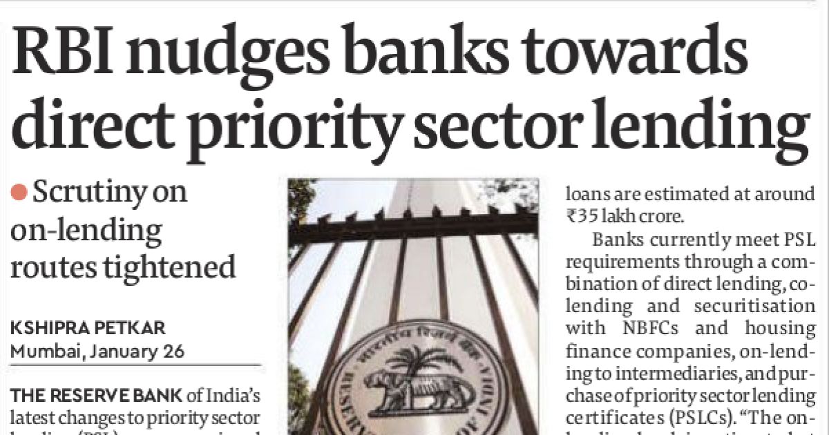 Clipping of Financial Express - Delhi