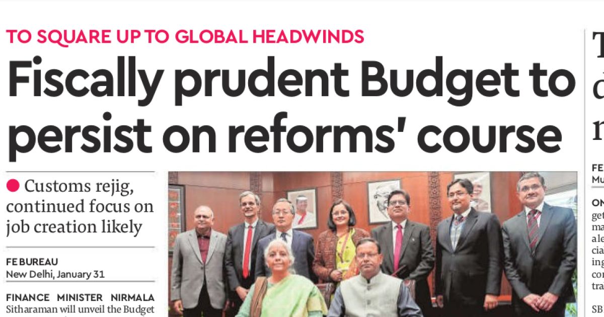 Clipping of Financial Express - Mumbai