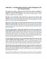  Fitbit Alta - A Customizable Fitness Tracker Designed to Fit Your Personal Style