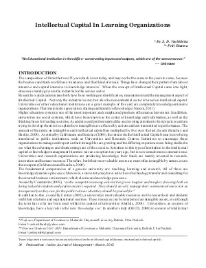 PIJM-March12-Article5-Intellectual Capital In Learning Organizations