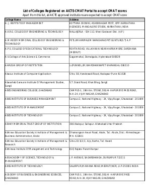 Josh-Magazine-CMAT-Colleges-List