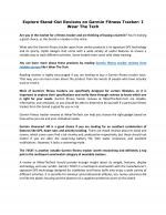 Explore Stand-Out Reviews on Garmin Fitness Tracker: I Wear The Tech