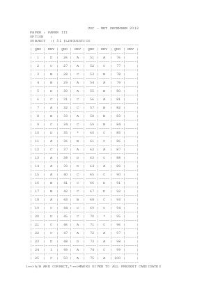 Answer key of LINGUISTICS III 