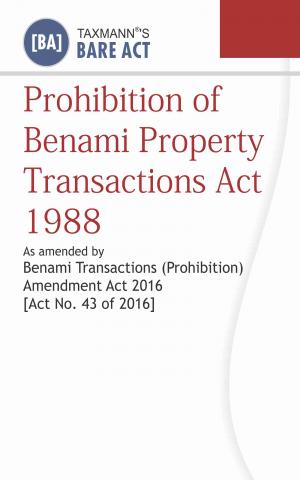 Prohibition of Benami Property Transactions Act 1988