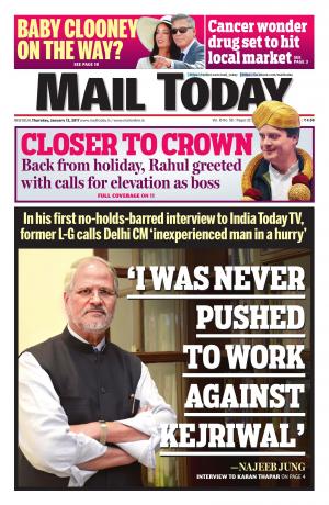 Mail Today issue January12, 2017
