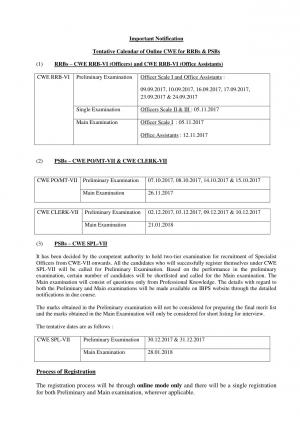 IBPS Calendar 2017-2018: Exam Schedule for Officer, Clerk and Assistant Posts released at ibps.in