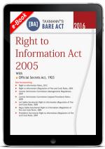 RIGHT TO INFORMATION ACT 2005