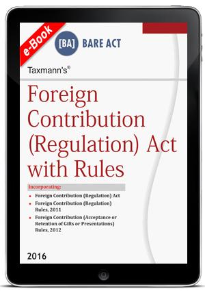 Foreign Contribution (Regulation) Act with Rules