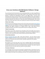  Grow your business with POS System Software: Omega Software