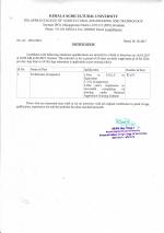 Job Notification / Results