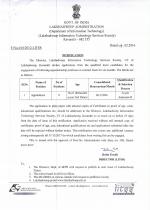 Job Notification / Results