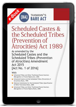 Scheduled Castes & the Scheduled Tribes (Prevention of Atrocities) Act 1989