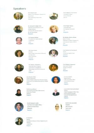 List of Distinguished Speakers