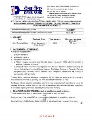 Chief Security Officer  in SMG Scale V.