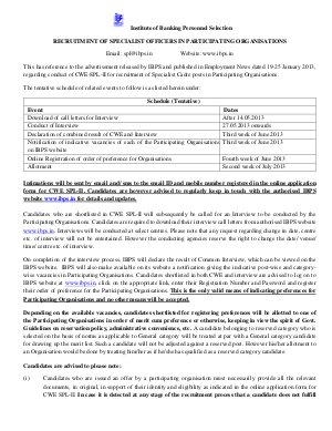CWE SPL II Common Interview FINAL Notification