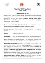 Job Notification / Results