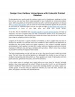  Design Your Outdoor Living Space with Colourful Printed Gazebos