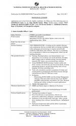 Job Notification / Results