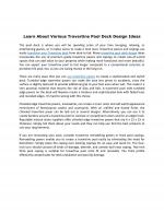  Learn About Various Travertine Pool Deck Design Ideas