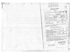 CBSE Class 10 Maths Board Exam 2016 Toppers Answer Sheet