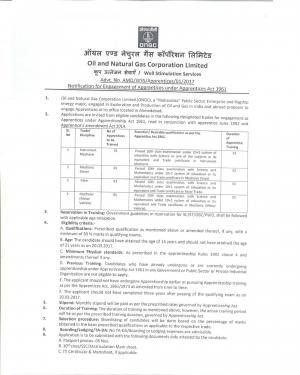 ONGC, Ahmadabad to Appoint 04 Instrument Mechanic and Other Posts