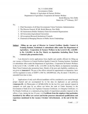 MoAFW Recruitment 2017, Apply for 4 Director