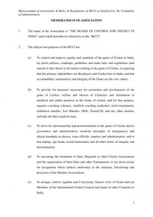 BCCI Documentation