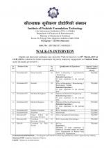 Job Notification / Results