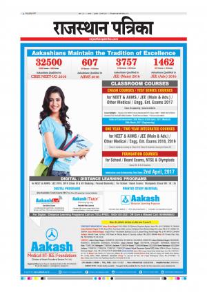 Alwar Dak Rajasthan Patrika