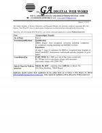 Job Notification / Results