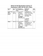 Job Notification / Results