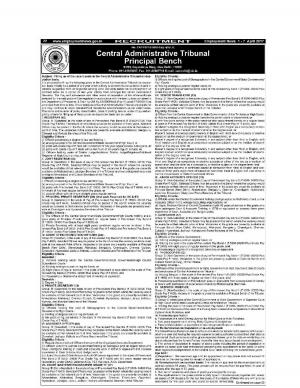Central Administrative Tribunal Recruitment 2017 for 79 Caretaker and Other Posts
