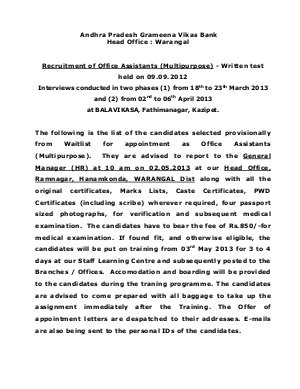 Interviewresult-APGVB-Office-Assistants1