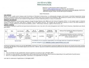 Assistant Manager (Accounts & Fin.)