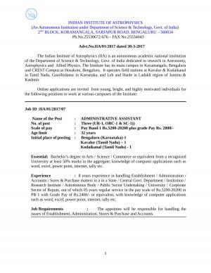 Administrative Assistant