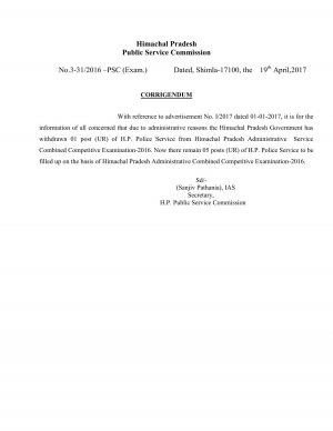 Himachal Pradesh Public Service Commission