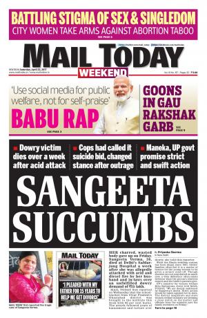 Mail Today issue, April 22, 2017