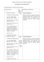 Job Notification / Results