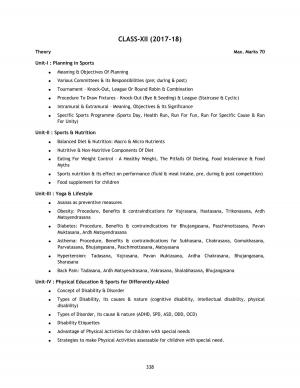 CBSE Class 12 Physics Education Syllabus 2017-18