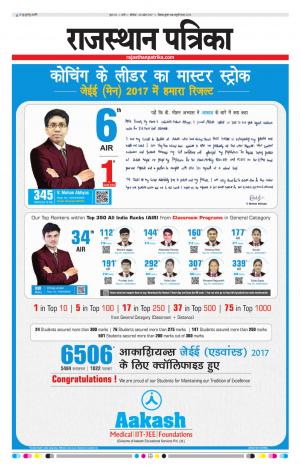 Rajasthan Patrika Pali