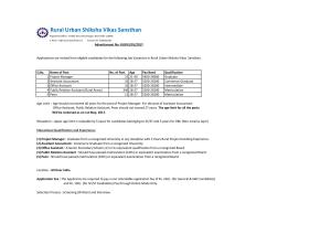Rural Urban Shiksha Vikas Sansthan Recruitment 2017 for 444 Posts of PR Assistants, Peon & Others