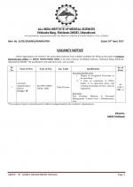 Job Notification / Results