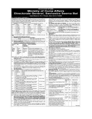 Sashastra Seema Bal Recruitment 2017, Apply for 355 Constable (GD) Posts