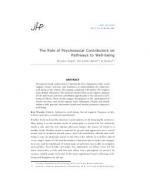 The Role of Psychosocial Contributors on Pathways to Well-being by Shyodan Singh, Meenakshi Malik & Reema