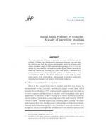 Social Skills Problem in Children: A study of parenting practices by Madhu Mathur
