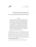 Understanding Adolescent Depression by Aruna Broota Shohag Dey and Rupinder Kaur