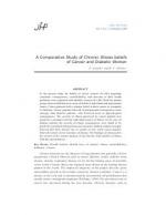 A Comparative Study of Chronic Illness beliefs of Cancer and Diabetic Women by P. Awasthi and R. C. Mishra